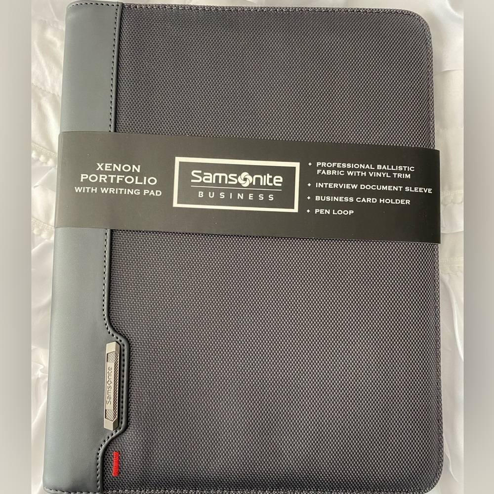 Samsonite Xenon Business Portfolio with Writing Pad Retails for $45